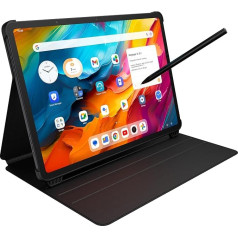 TCL NXTAPER 14 + Flip Case + T-Pen - Tablet Wi-Fi Display NXTAPER 14 Inch 16GB RAM (8GB + 8GB RAM Expansion) 256GB ROM Battery 10000mAh Fast Charge 33W - Charger + Cover and Stylus Pen Grey