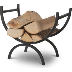 Garden Trading Black Iron Log Holder