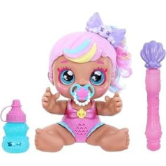 Kindi Kids Poppi Pearl: Bubble 'N' Sing Official Bubble Blowing Baby Doll with Ice Cream Scented Bubbles, Giggling Sounds and Bubble Wand