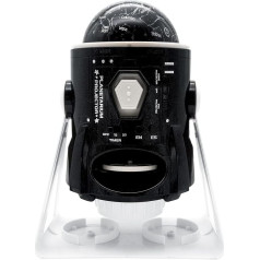 Lexibook, Talking 2-in-1 Constellations and Images Planetarium Projector, Bilingual Spanish-English 24 Images to Discover Space, 2 Constellations, STEM, Black/White, NLJ181i2