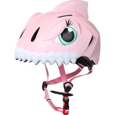 BTSEURY Children's Helmet 3D Shark Bicycle Helmet Girls Boys Children's Helmets Multi-Sports Bicycle Helmet Skateboard Skating Scooter