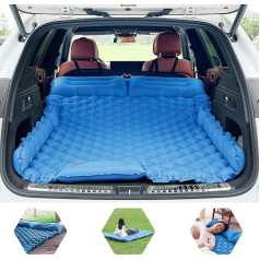 ONTYZZ Car Mattress SUV Air Mattress 2 People Air Bed for Travel Camping Sleeping Mat Self-Inflating Sleeping Mats with Foot Pump & Cushion Inflatable Camping Bed 183 x 13 x 7 cm