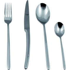 Mepra Mosella Cutlery Set, Set of 24, Silver