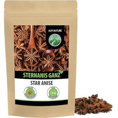 Star Anise Whole (250 g), Star Anise Whole Capsules, 100% Natural, Star Anise Tea without Additives, Star Anise
