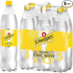 Schweppes Indian Tonic Water Disposable 6 x 1.25 L