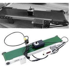 Rusopobe PVC Desktop Conveyor Belt, Technology Model Popular Science Friction Experiment DIY Equipment Conveyor Belt for Production Line (10 x 70)