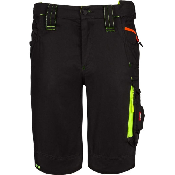 Engelbert Strauss SHORTS e.s.motion 2020 Black / Yellow (SZ 54), Quality Workwear