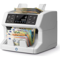 Safescan 2865-S Multilingual Banknote Counter for Mixed Banknotes with Premium 7 Point Counterfeit Detection