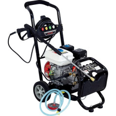 DeTec. Petrol Pressure Washer Patio Cleaner 7 HP Motor | Max. 170 Bar | Includes 8 Metre High Pressure Hose | 5 Nozzles
