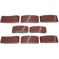 LZZYFPX 10 stücke Schleifen Gürtel Feine Körnung Schleifpapier Sander Schleif 100 * 560mm 60 Grit for Holz Metall Kunststoff Polieren Schleifen Werkzeuge Teile