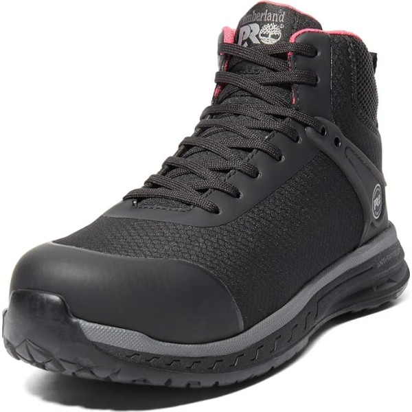 Timberland PRO Drivetrain Women's Mid Composite Static Dissipation Industrial Athletic Work Shoe
