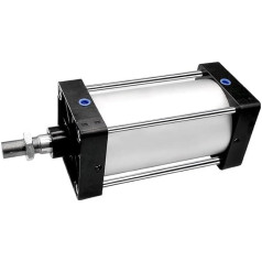 Standard Air Cylinder Double Acting Pneumatic Piston Cylinder Tool (Stroke 350mm, Bore 80mm)