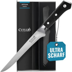 Cutluxe Filleting Knife 15 cm - Boning Knife & Fish Knife - Ergonomic Design & Extremely Sharp