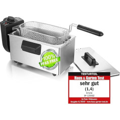 Emerio 3.0L Oil Fryer with Cold Zone Technology, 