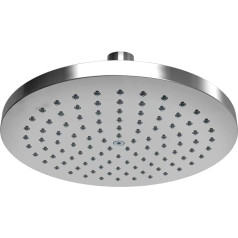 8.7 Inch Round Shower Head, Rain Shower, Waterfall Shower Head with Anti-Limescale Nozzles, Adjustable Overhead Shower, Large Overhead Shower Made of Stainless Steel, 22 cm, Polished Chrome