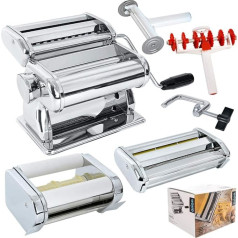 ORION Manual Pasta Maker for Homemade Pasta, Ravioli, Cake, Lasagne, Tagliatelle