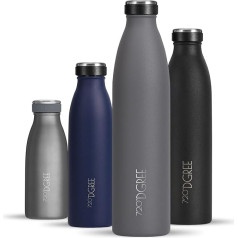 720°DGREE Stainless Steel Drinking Bottle ‘milkyBottle’ – 750 ml – BPA-Free, Leak-Proof – Suitable for Carbonated Drinks, Thermos Flask for Carbonated Drinks, University, Fitness, Outdoors, Camping