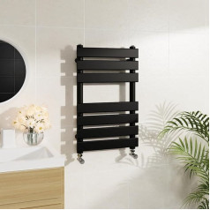 Warmehaus Minimalist Flat Screen Heated Bathroom Radiator 650x400mm Modern Central Heating Space Saving Radiator Perfect for Bathroom