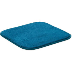 Gözze - Premium non-slip bath mat, RIO, 100% microfibre, 50 x 45 cm, petrol