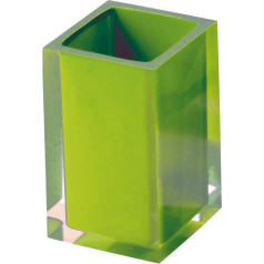 Rainbow Plastic Toothbrush Holder Finish: Green