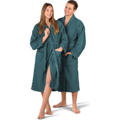 Merana OSLO Unisex Bathrobe | Cuddly Soft and Absorbent Bathrobe for Men and Women with Shawl Collar | Terry Luxury Quality | 100% Cotton | Oeko-Tex | Premium Hotel Quality 400 GSM