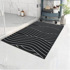 comfoyar Super Absorbent Bath Mat, Non-Slip, Bath Mat, Quick-Drying, Absorbent, Easy to Clean, Bath Mat for Bathtub, Sink (50 x 80 cm)