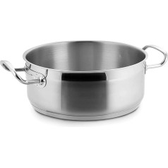 Lacor ECO-Chef Cooking Pot O/Lid Diameter 20 x 9 cm Stainless Steel 20 cm 31 x 22.5 x 10.7 cm