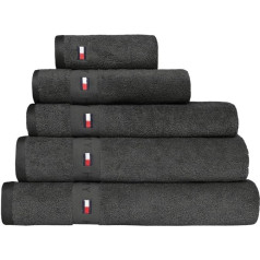 Tommy Hilfiger 050 080 Bath Mat Plain Colour Steel