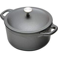 Proware 10cm Mini Cast Iron Casserole Dish Individual