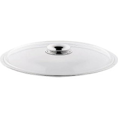 Silit Release High Top Lid for Pots and Pans with Knob Metal Diameter 24 cm