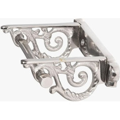 ACL Traditional Chrome Wall Mounted Toilet Roll Holder Novelty Toilet Roll Holder Bathroom Accessories (Chrome, Chrome, Simple