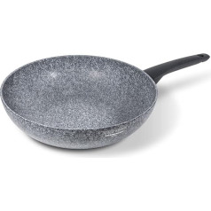Moneta Sinfonia Wok 28 cm Induction Reinforced with Mineral Particles, Made in Italy