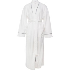 PRETTY YOU London Luxury Suite Waffle Cotton Bath Robe Spa and Hotel Textured All Seasons