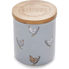 Cooksmart AC1000 Blue Ceramic Canister