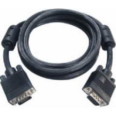 Pagarinātājs 15f/15m vga ekrāns+ferīts 1,8m melns