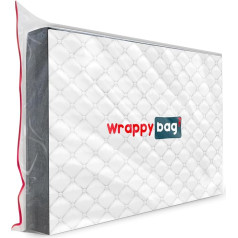 WRAPPYBAG Plastic Mattress Cover - 5 Sizes Available - Waterproof and Tear Resistant Storage Bag - For Moving, Storage & Transportation (200 x 200)