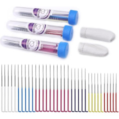 35 Pieces Needle Felting Needles Wool Felting Tool for Beginners Colorful Felting Needles Tool Set for DIY Felting Wool Projects
