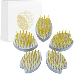 Wazakura 5-Piece Sakura Flowers Ikebana Kenzan, Made in Japan, Flower Stakes Flower Hedgehog, Flower Hedgehog in Cherry Blossom Shape - Kenzan Sakura Blossom