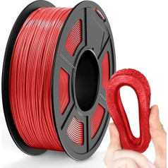 TECBEARS TPU Filament 1.75 mm Red, TPU 95A 3D Printer Filament, Flexible Filament TPU, Dimensional Accuracy +/- 0.03, 1 kg 1 Spool, Red