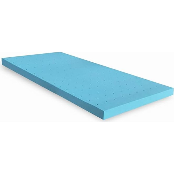 Memory Foam Mattress Topper - Memory Foam Mattress Topper - Dimensions: 140 x 190 cm - Homedi