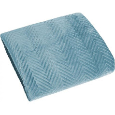 Eurofirany Sofia Blue Fabric Bedspread 200 x 220 cm