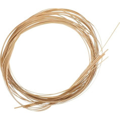 Operitacx 1 Roll of Beard Table Bar Counter Willow Rods Bamboo Sticks Basket Making Reed Spool Self Building Flower Basket Weaving Reed Wicker Bamboo Slats Wide Bamboo Strips