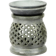 Itiha® Soapstone Tea Light Oil Burner Essential Oils Diffuser Room Fragrance Diffuser (5