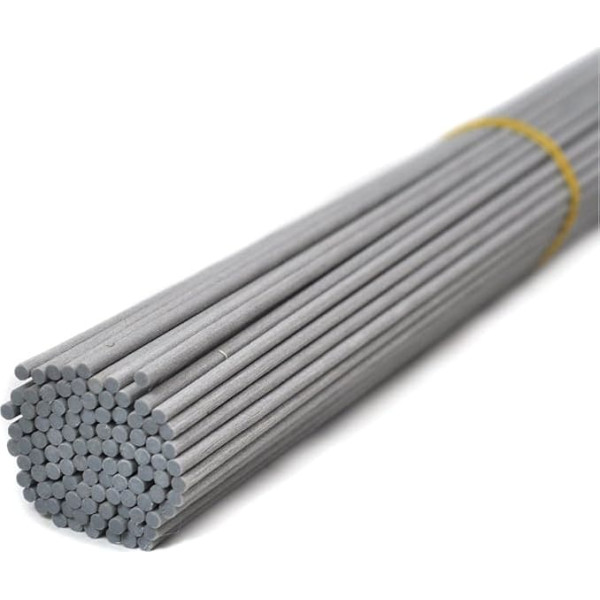 Pack of 100 Fibre Sticks Reed Diffuser Sticks Essential Oil Aroma Diffuser Sticks (Grey 25 cm x 3 mm)