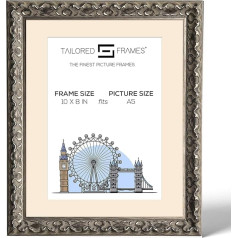 TAILORED FRAMES-VIENNA SILVER VINTAGE ORNATE SHABBY CHIC PICTURE FRAMES size 10