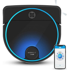 HOBOT Smartbot Robot Mop with Water and Motorised Mops that Scrub 900 Times/min Also Vacuums with App and Voice Control. LEGEE-7