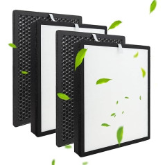 Rebirthcare Fy3433 & Fy3432 Replacement Filter for Philips 3000 Series AC3256/10 AC3259/10 AC4550/10 Air Purifier Filter, Replaces FY3432/10 Activated Carbon Filter & Fy3433/10 Nanoprotect HEPA Filter