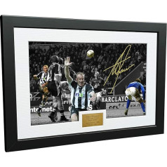 Kitbags & Lockers Alan Shearer Newcastle United Everton Volly Tor Signed Photo Frame Football Gift