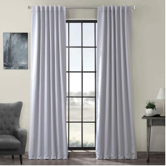 Half Price Drapes BOCH-144105-84 Blackout Curtain, Fog Grey
