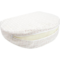 Chicco Boppy Wedge Pregnancy Pillow, Compact, Machine Washable, Support for Abdomen, Legs, Hips and Back, for All Stages of Pregnancy, Bright Color (Spiral)